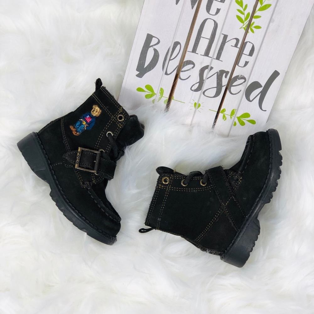 🆕 Ranger Polo Bear Suede Boot - Picture 1 of 8